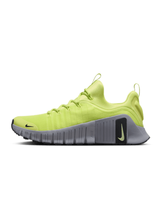 Nike men's metcon free x training shoes - white/black/yellow hotsell